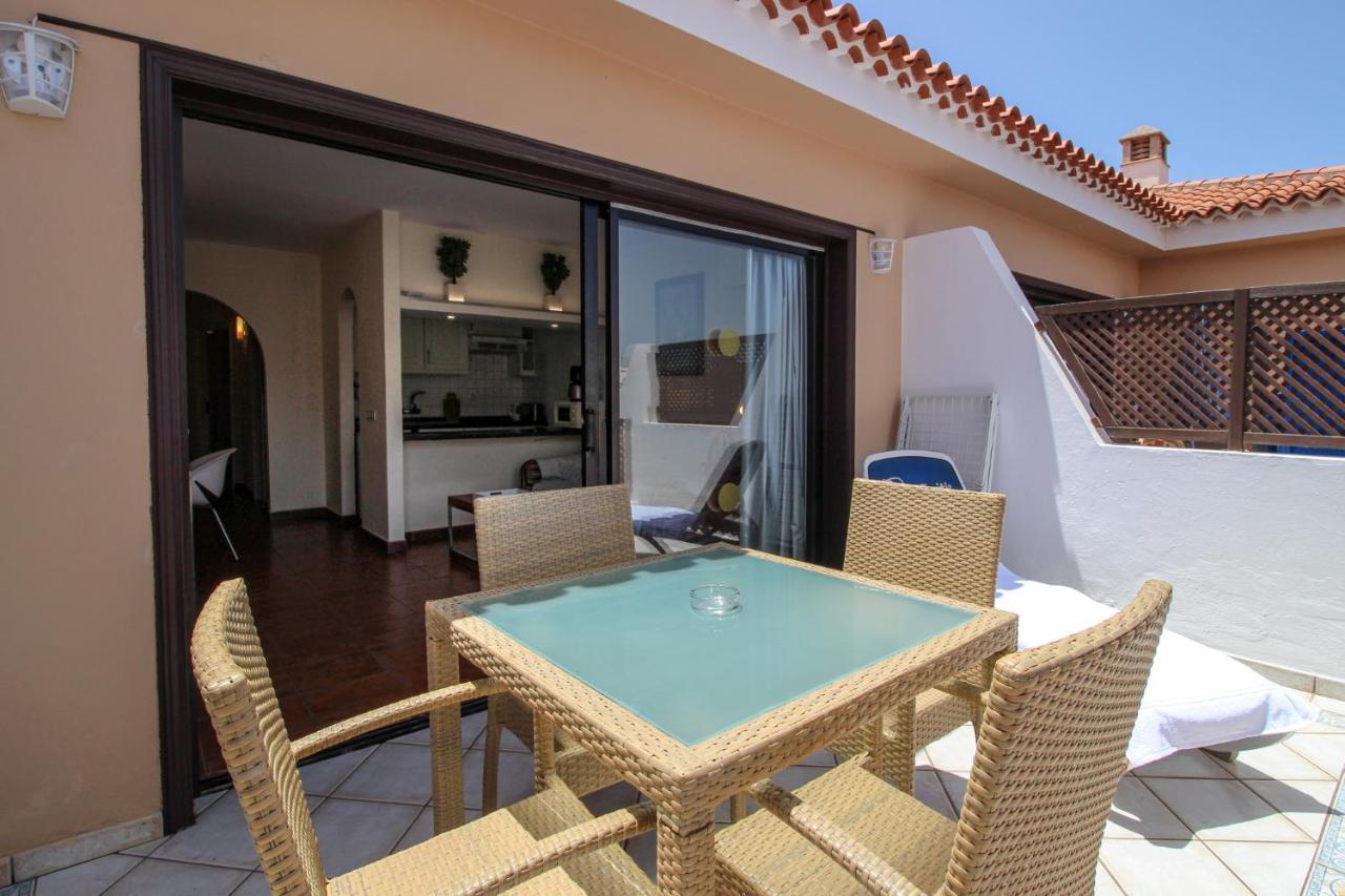 Apartment On Top Floor With Heated Pool In Golf Del Sur 산미겔데아보나 외부 사진